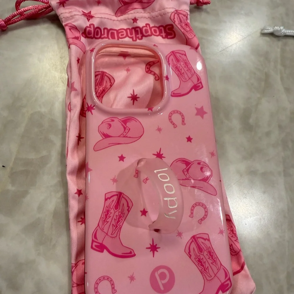 Loopy Pink Phone Case - Picture 1 of 2
